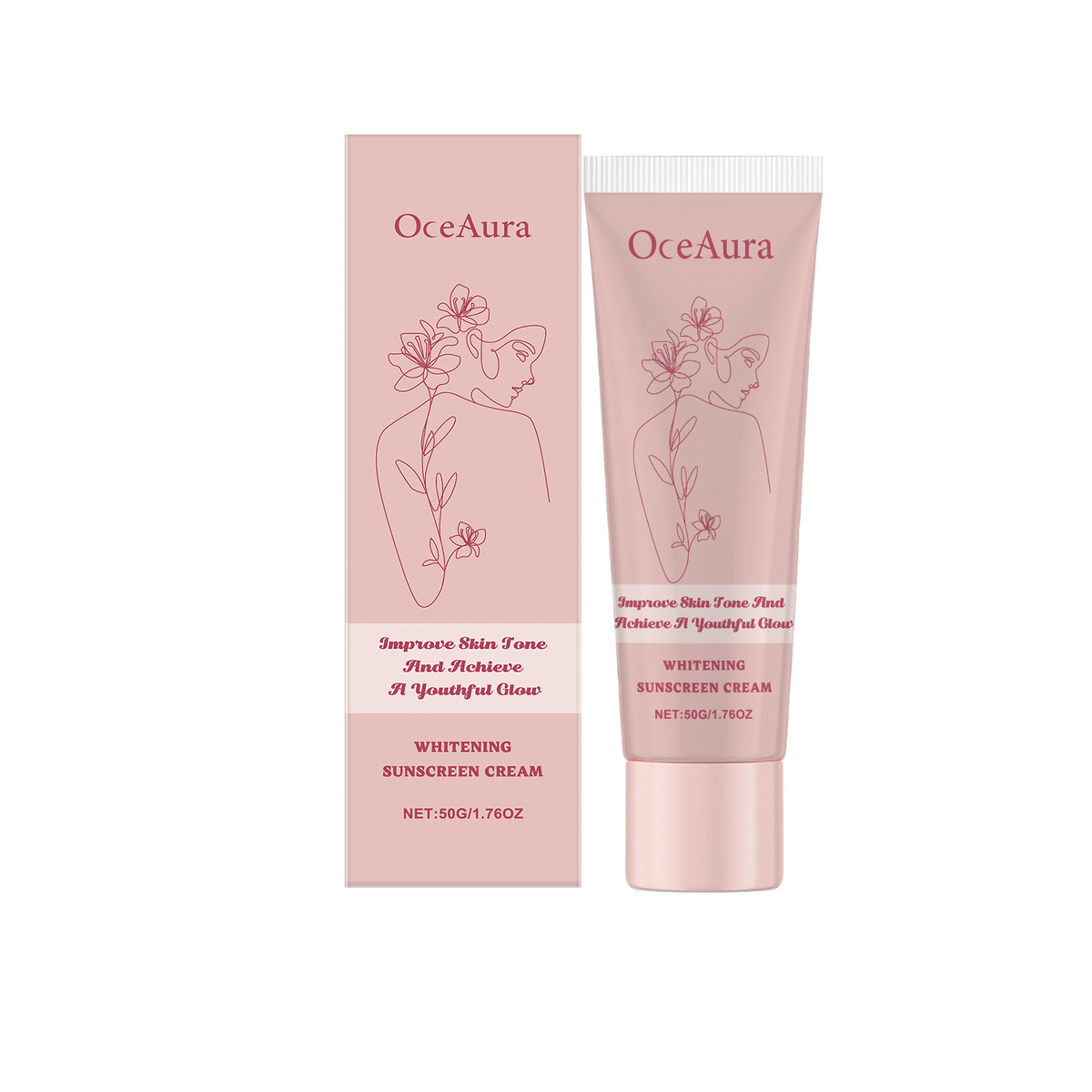 Face & Body Moisturizing Cream | Titanium Dioxide & Hyaluronic Acid