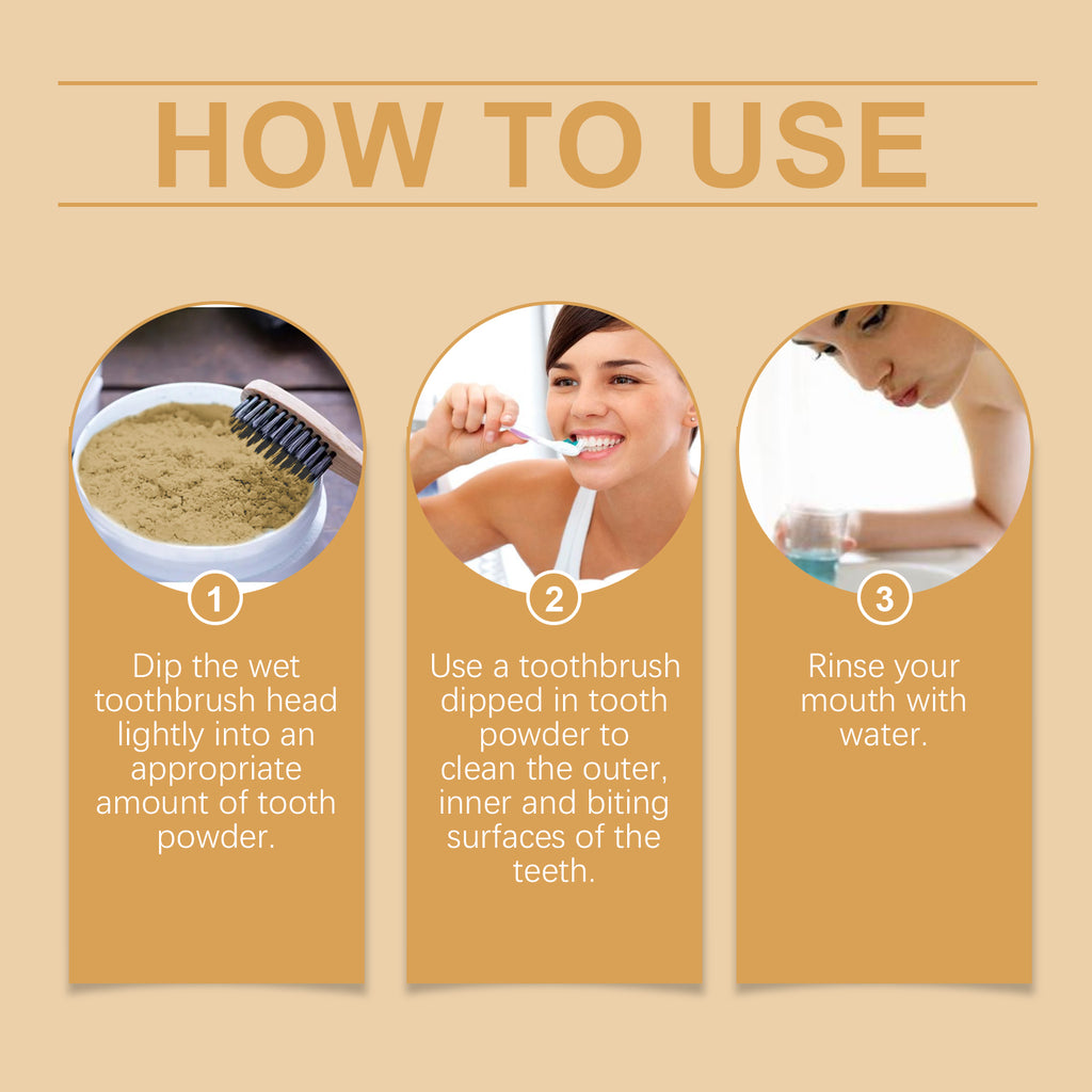Turmeric Tooth Powder | Sodium Bicarbonate & Sorbitol