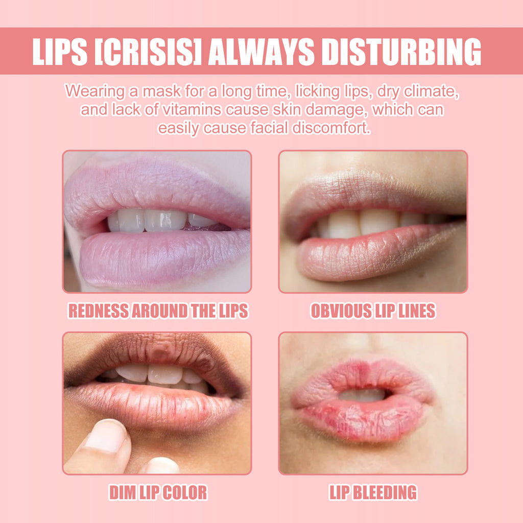 Strawberry Overnight Lip Mask | Honey & Collagen Lip Balm