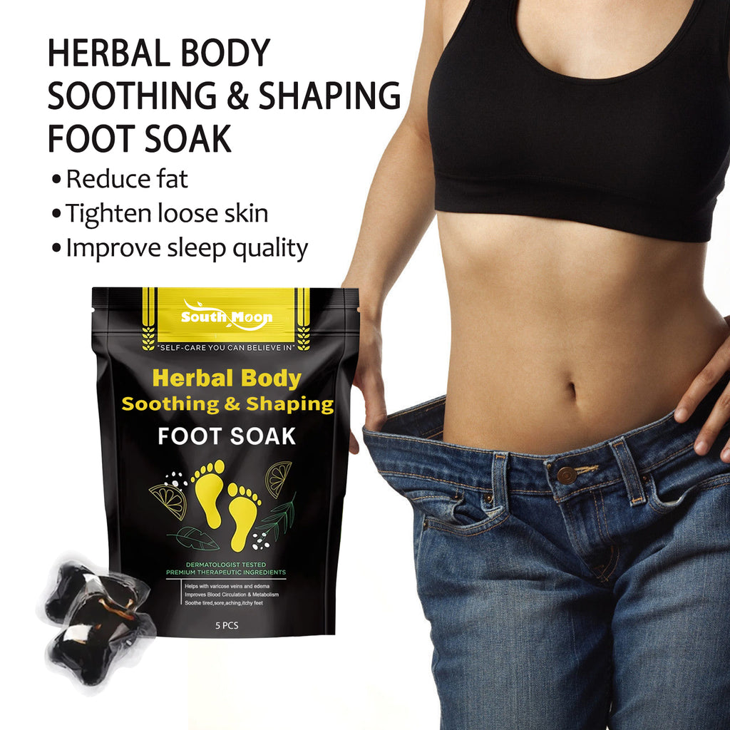 Herbal Foot Soak Bags | Ginger, Green Tea & Peppermint, 5 Pack