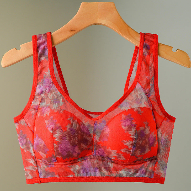Women's Plus-Size Lace Push-Up Bra | Wireless Seamless Bralette