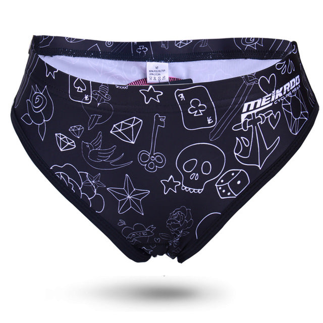 Women's Padded Cycling Underwear Shorts | Quick-Dry Stretch Polyester
