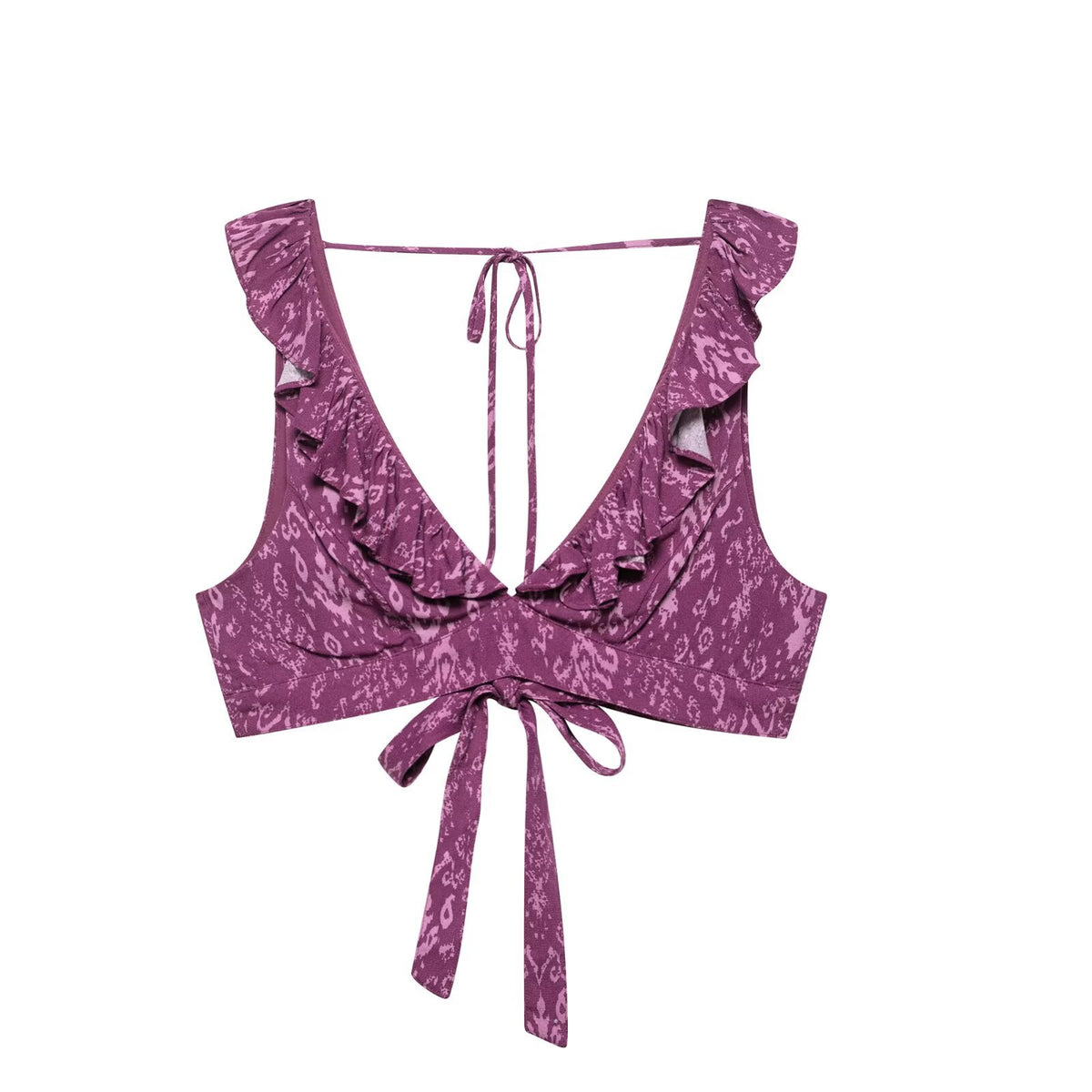 Women's Floral Camisole Top & Pleated Skirt Set | Lingerie Style