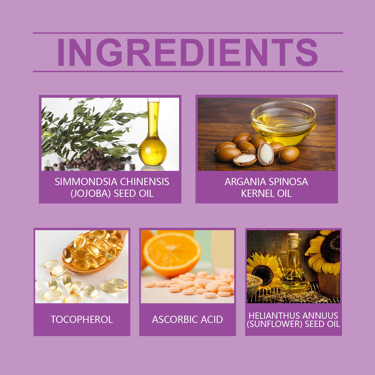 Hair Oil Capsules | Argan, Jojoba & Sunflower