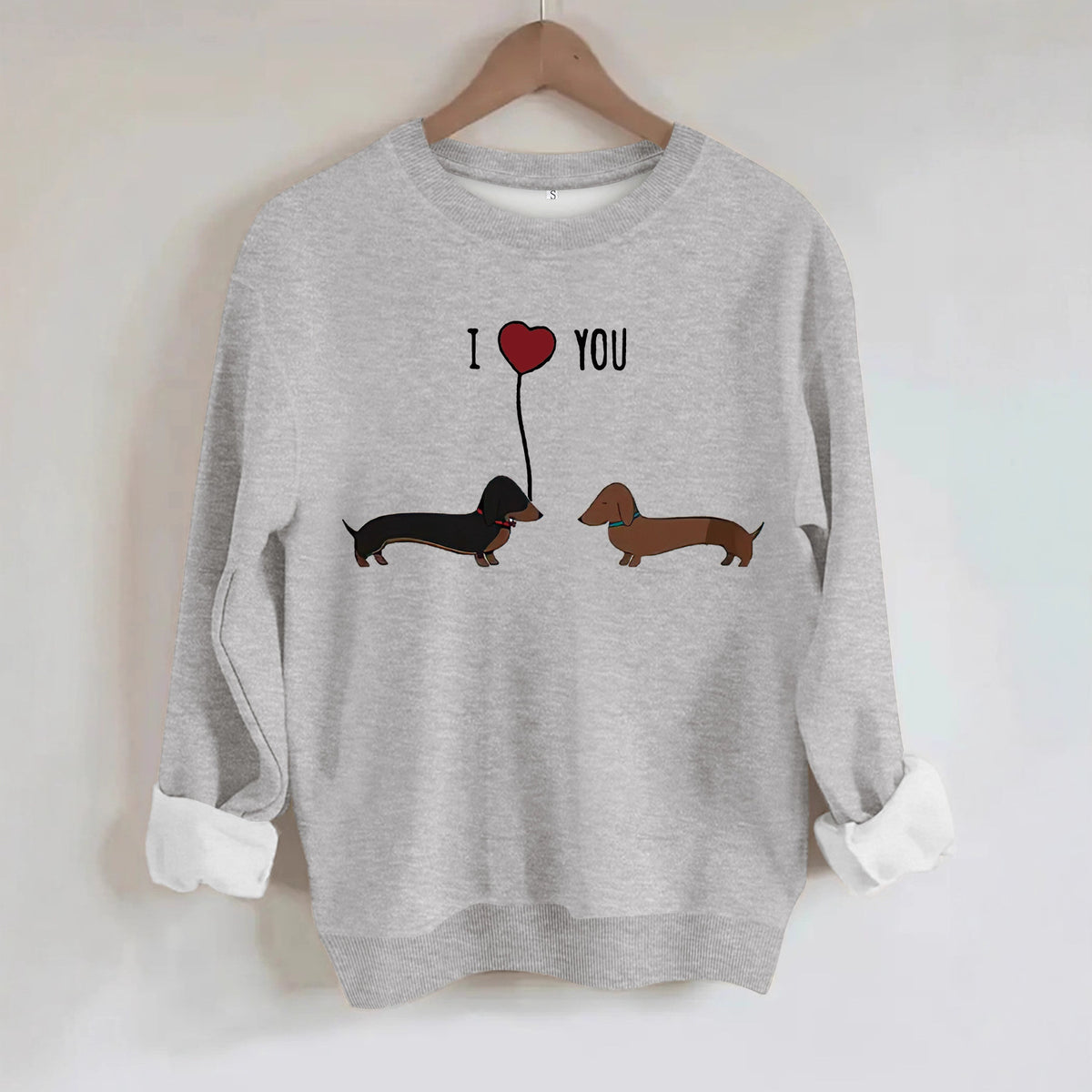 Women's Two Dog Print Hoodie | Pullover, 8 Colors - White