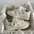 Women's White Chunky Platform Sneakers | Lace-Up, PU Upper