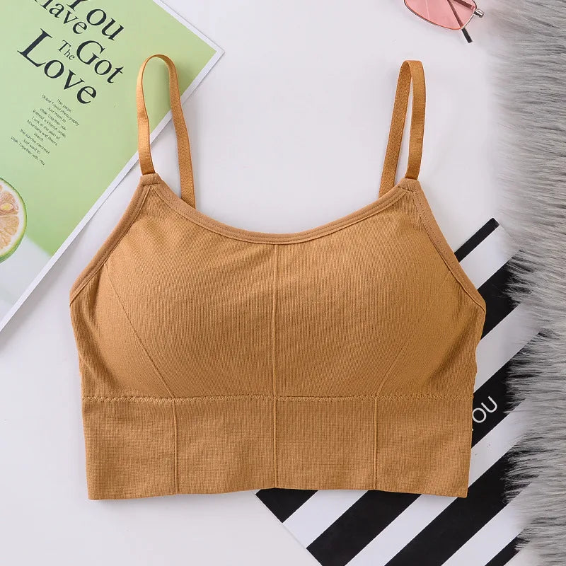 Women's Padded Sports Bra | Breathable, One Size, 7 Colors