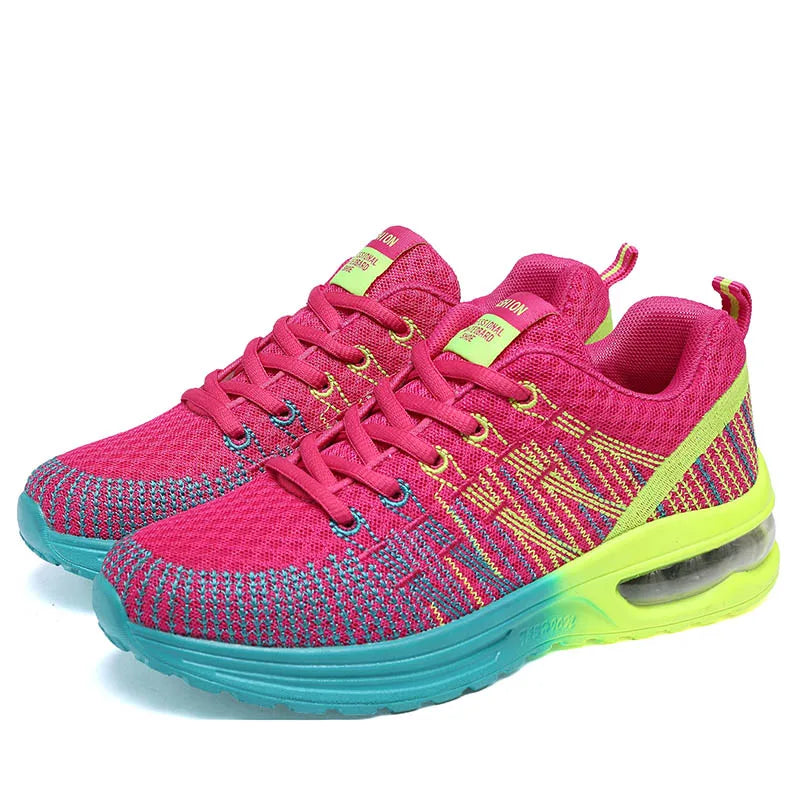 Women's Cushioned Mesh Running Sneakers | Breathable, 3 Colors