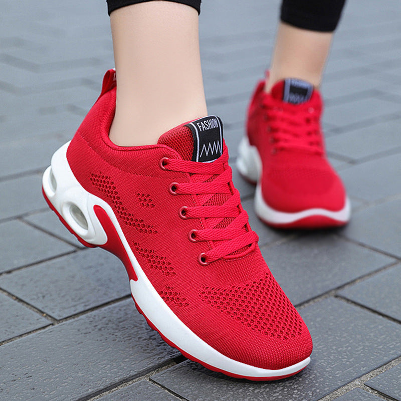 Women's Breathable Mesh Sneakers | Lightweight Flat Sporty Shoes