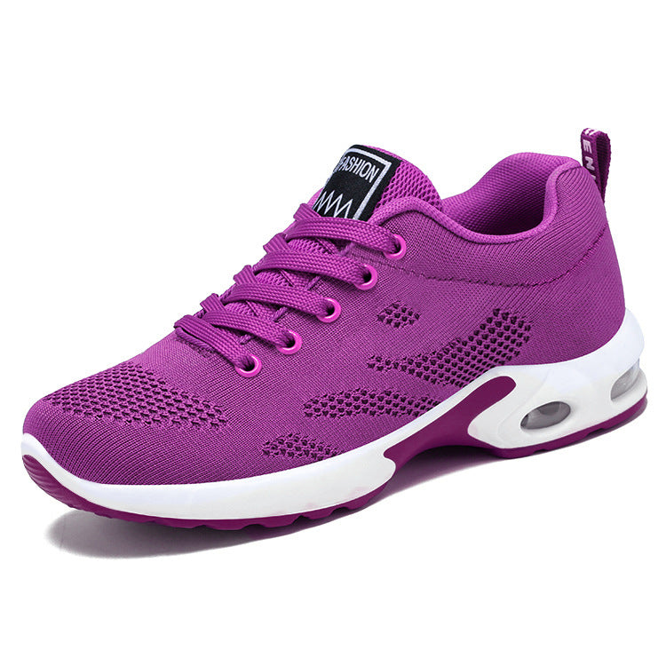 Women's Breathable Mesh Sneakers | Lightweight Flat Sporty Shoes