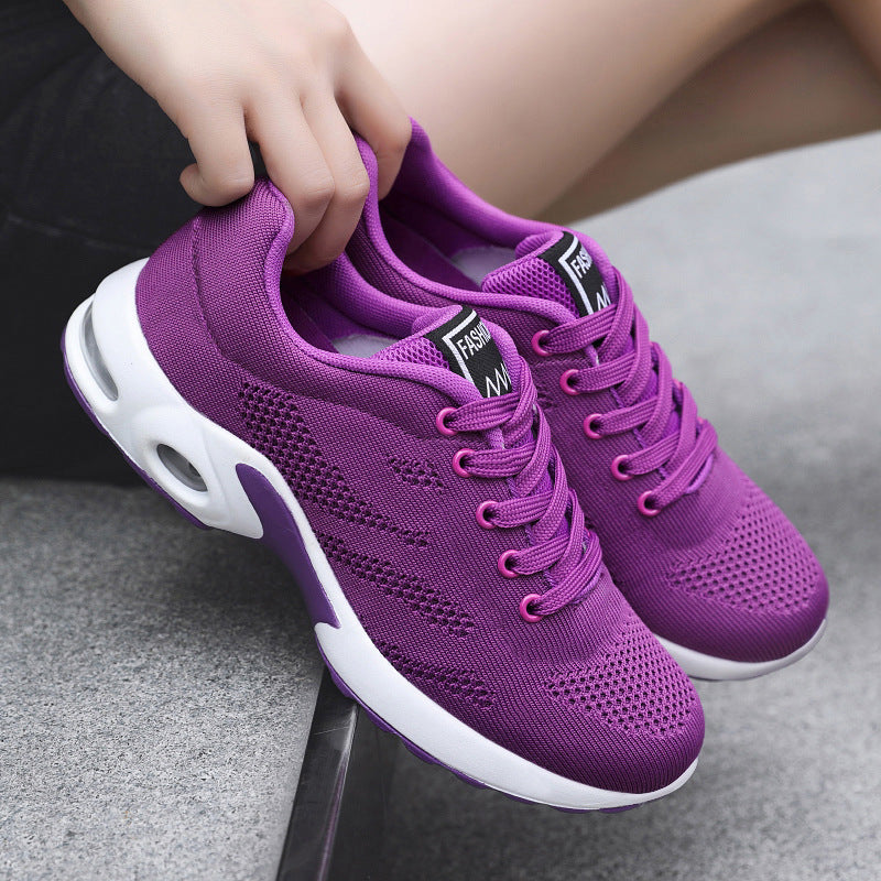 Women's Breathable Mesh Sneakers | Lightweight Flat Sporty Shoes