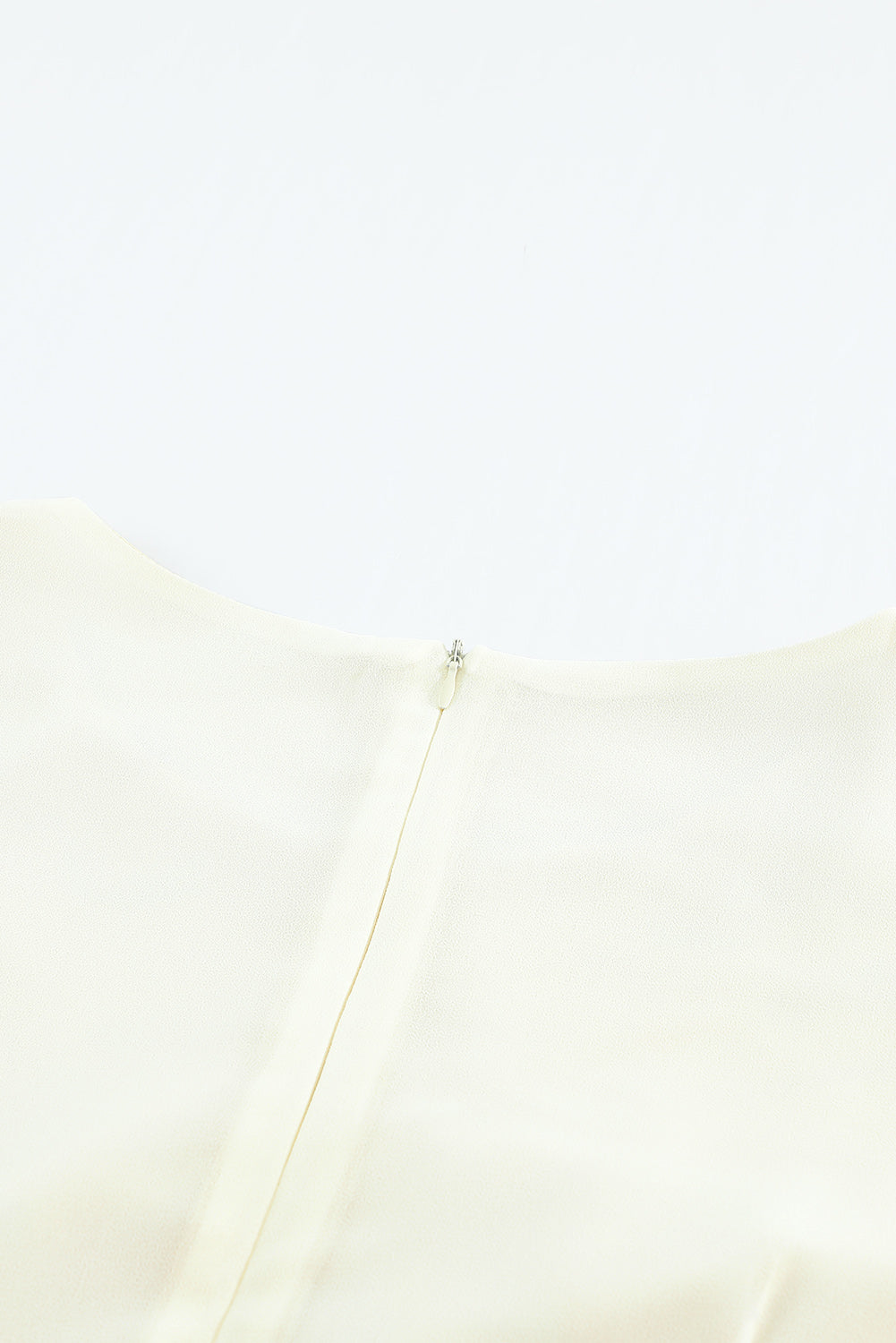 Women's White Floral Mesh Dress | Long-Sleeve, Fully Lined